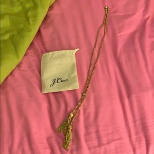 NEW J. Crew tassel pendant necklace